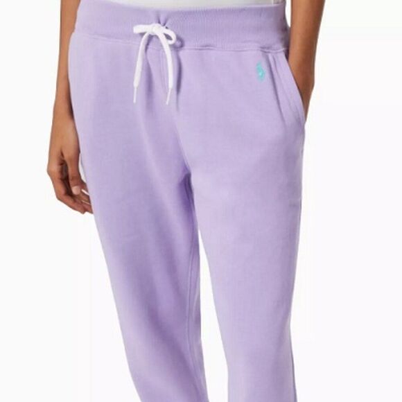 Polo Ralph Lauren Relaxed Fit Sweatpants Cotton Blend Fleece Violet Size XXL - Picture 3 of 7